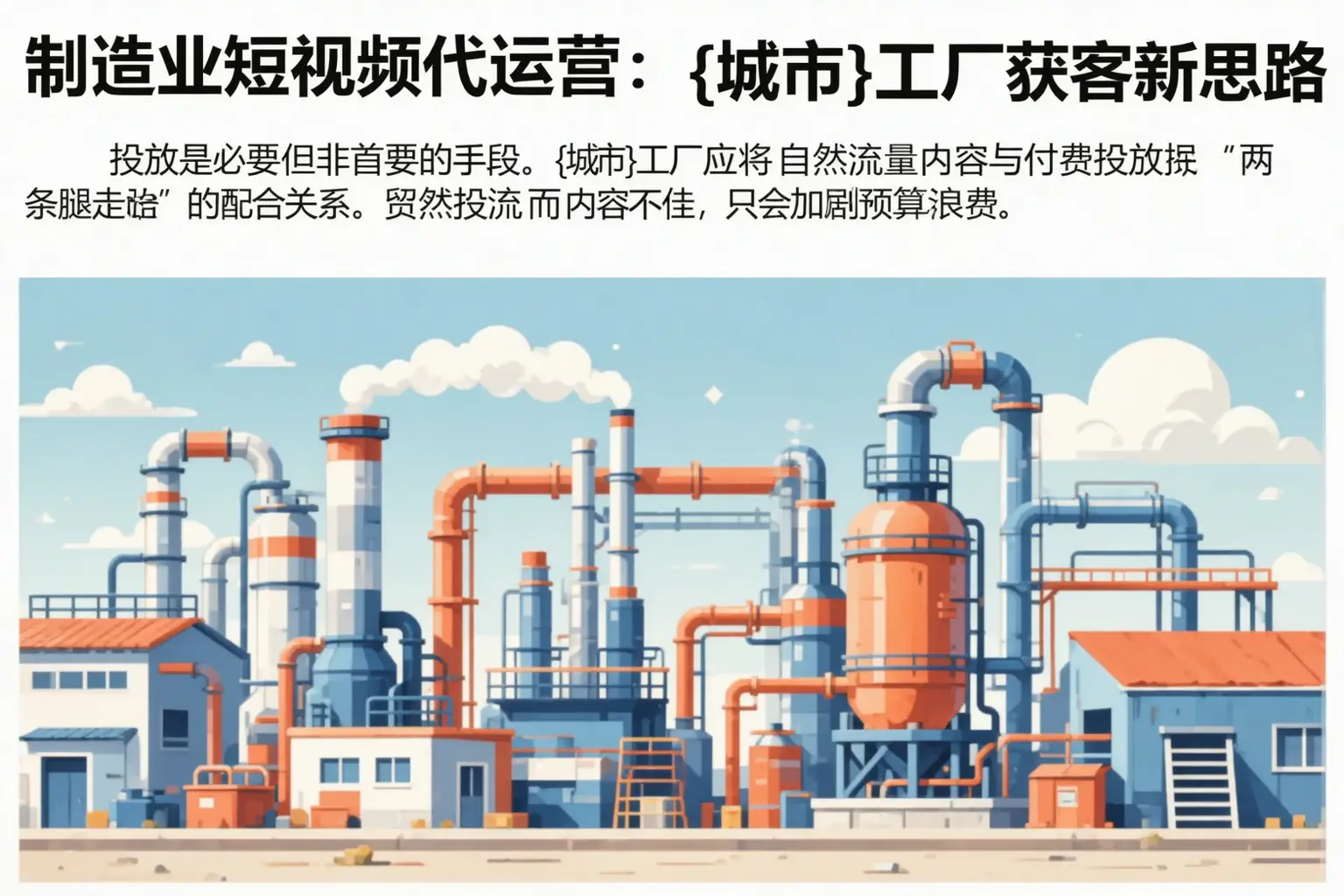制造业短视频代运营：四川工厂获客新思路